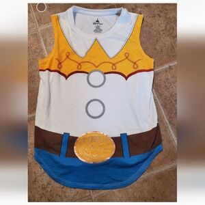 Disney Toy Story Woody Costume Tank Top - Yellow, White, Blue, Brown